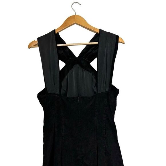 Adam lippes sleeveless corduroy mini dress black - Picture 8 of 13